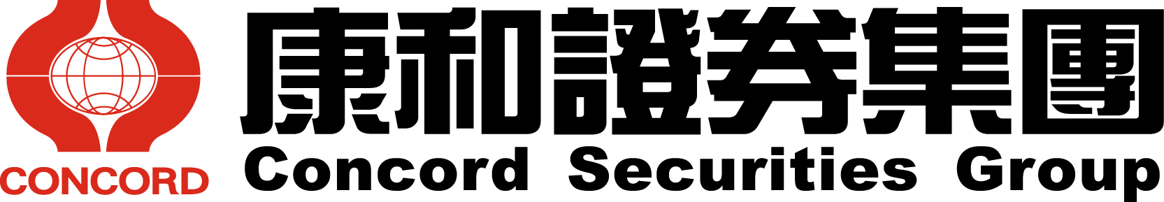 協和證券集團的標誌為黑色,帶有漢字和紅色圖形。