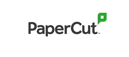 The papercut logo is black and green on a white background.