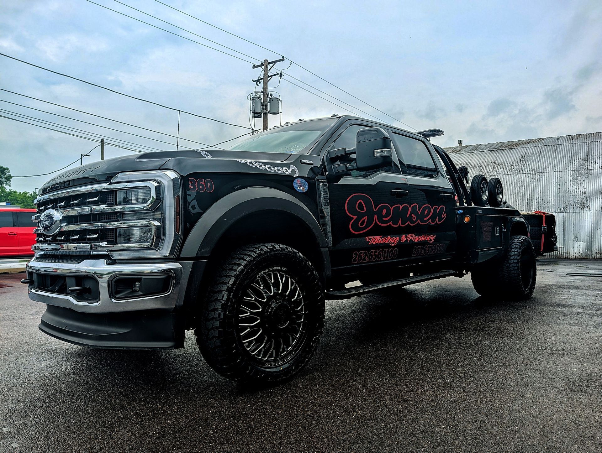 Private Property Towing — Racine, WI — Jensen Towing