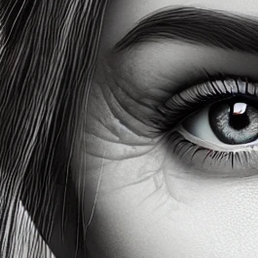 Image of Crow's Feet facial wrinkles before Treatment