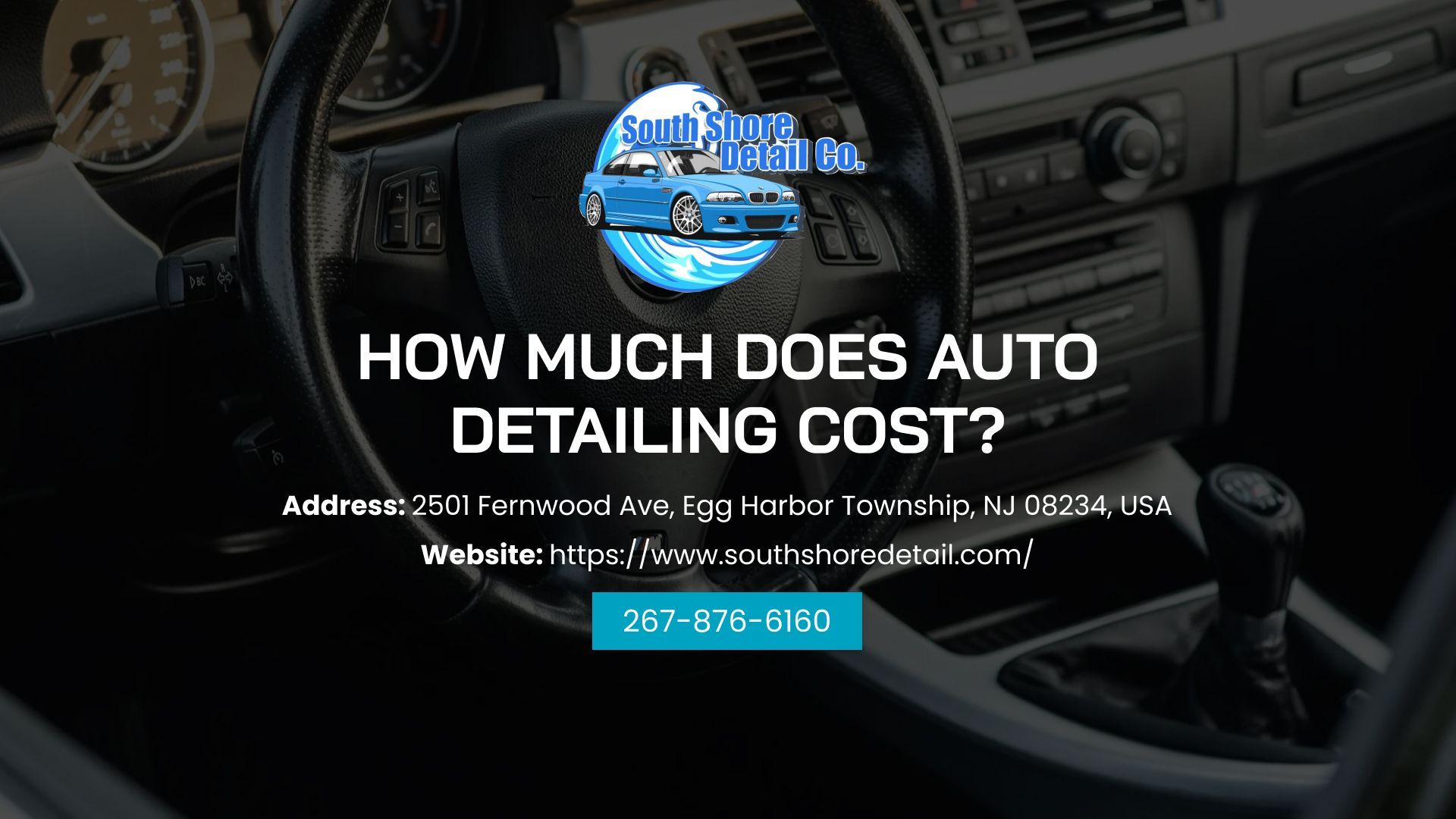 A Dodge Challenger and Ford Raptor truck parked in a well-lit garage with colorful flooring.