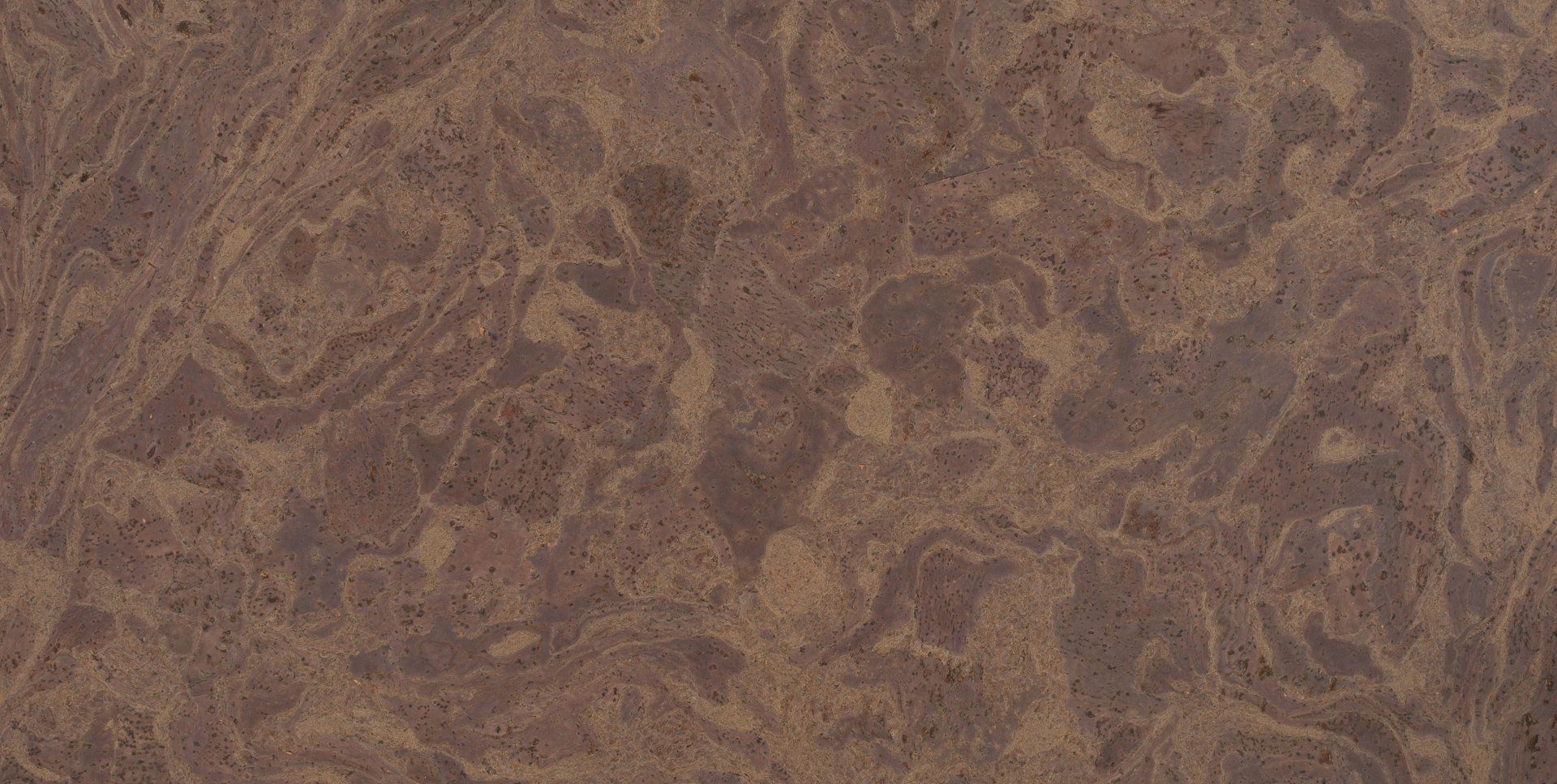 Un gros plan d'une surface brune avec une texture de marbre.