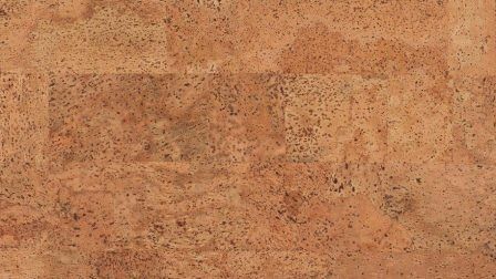 Un gros plan d'un morceau de revêtement de sol en liège.