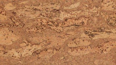 Un gros plan d'un morceau de revêtement de sol en liège.