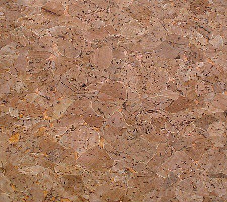 A close up of a piece of brown cork