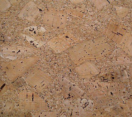A close up of a piece of cork board