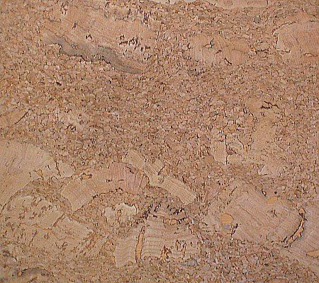 A close up of a piece of cork that looks like a marble