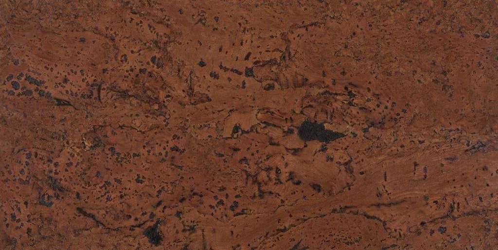 A close up of a piece of brown cork.