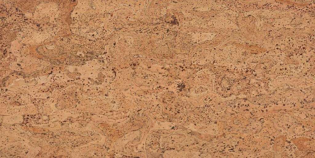 A close up of a piece of cork flooring.
