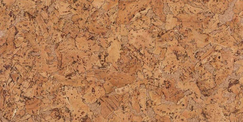 A close up of a piece of cork flooring.