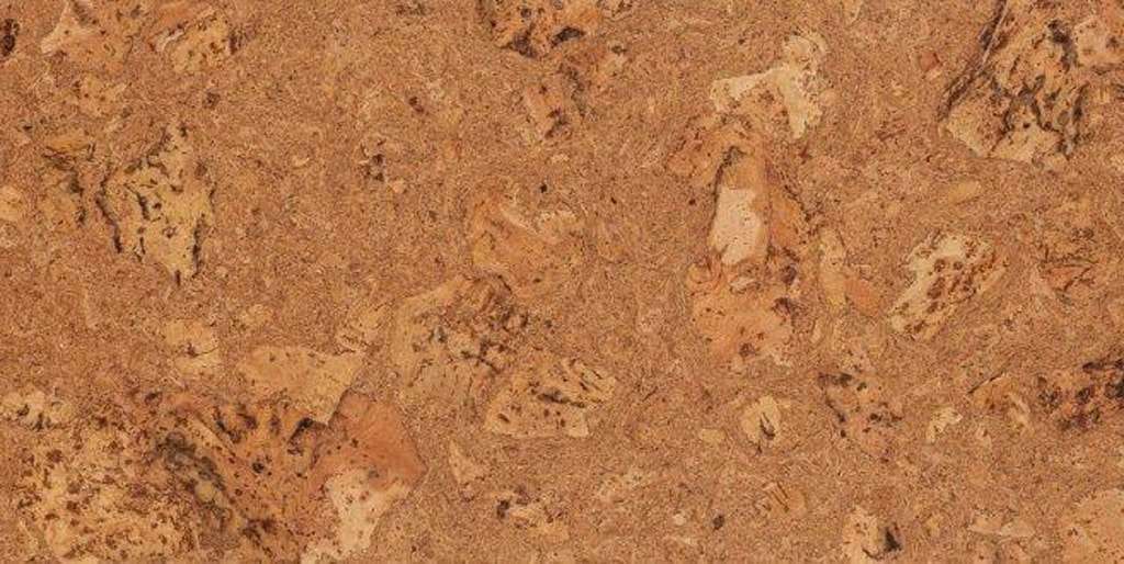 A close up of a piece of cork flooring.