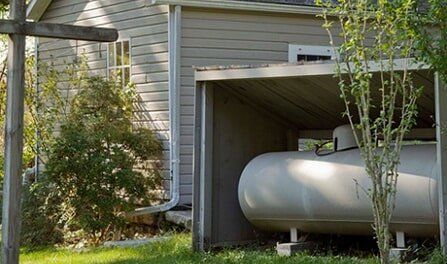 Propane Tank With Cover — Propane Gas in Delta, CO