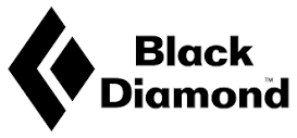 black diamond logo in black