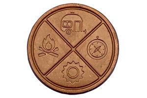 The Hazy Camper Mochaccino 1:1 THC:CBD Milk Chocolate
