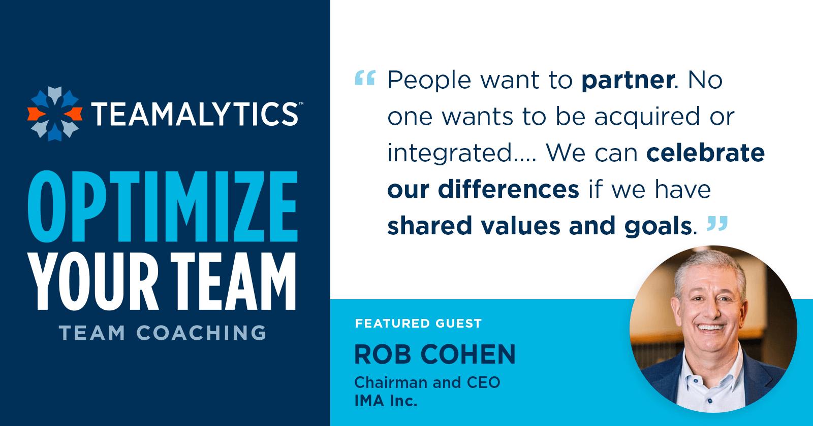 Optimize Your Team: Rob Cohen
