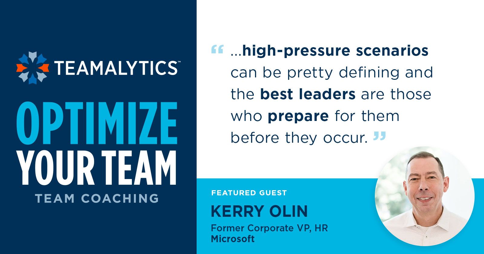 Optimize Your Team: Kerry Olin