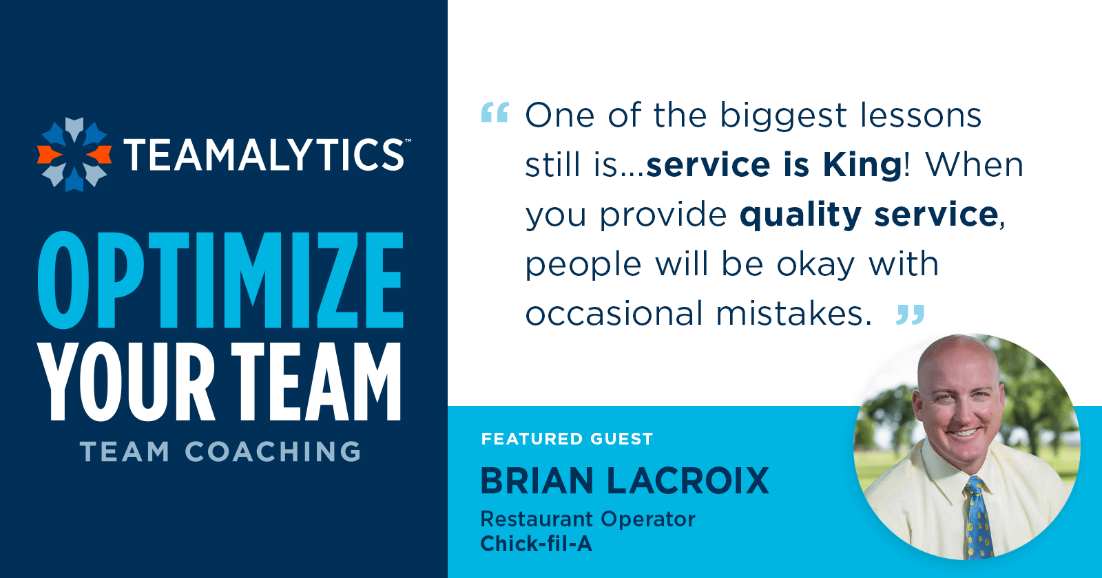 Optimize Your Team: Brian LaCroix