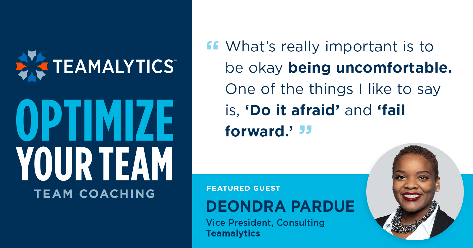 Optimize Your Team: Deondra Pardue