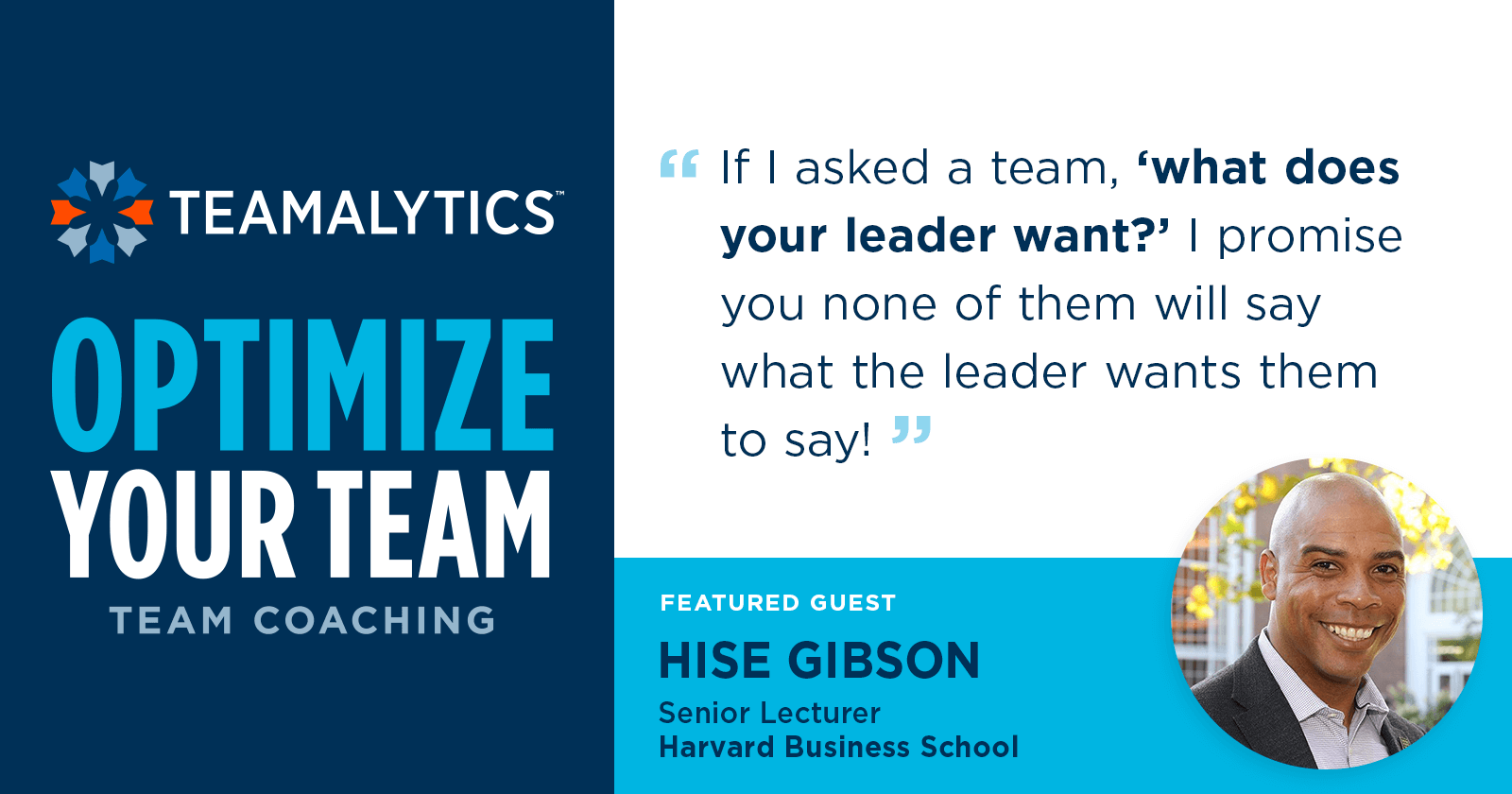 Optimize Your Team: Hise Gibson