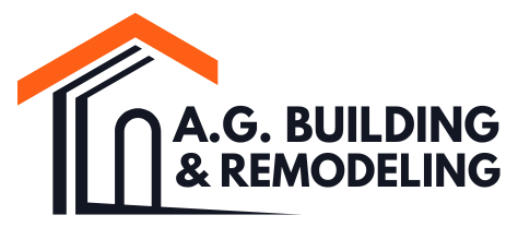 A logo for a company called a.g. building and remodeling.