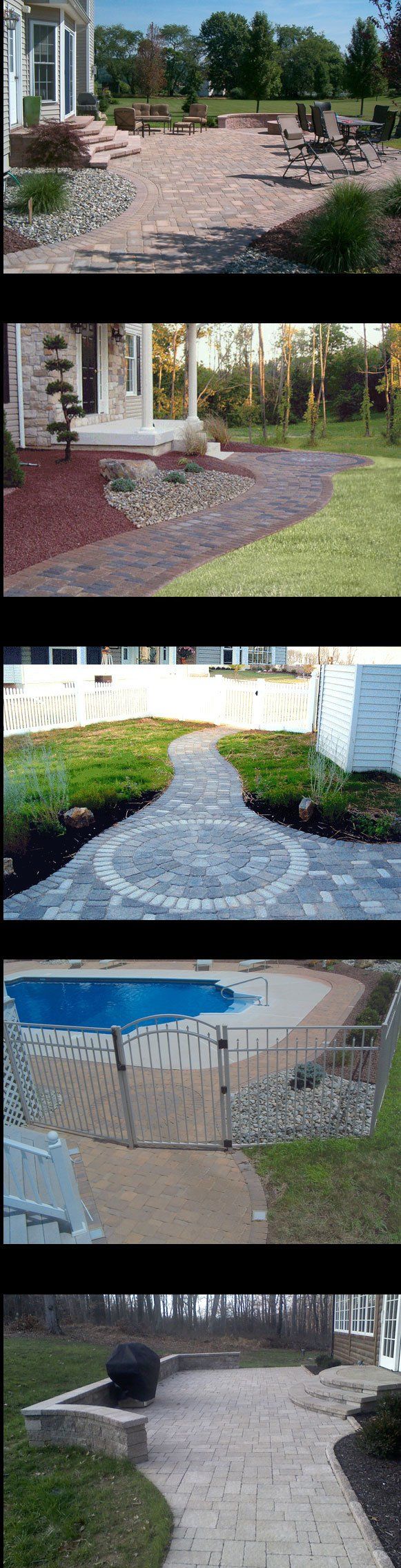 Lanscaping — Set 1 of Before and After of Landscape Design in Bethlehem, PA