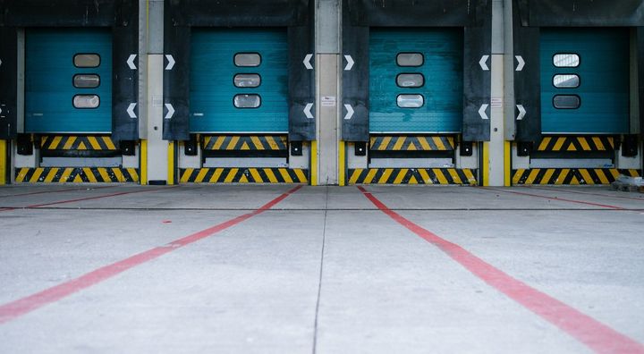 concrete loading dock