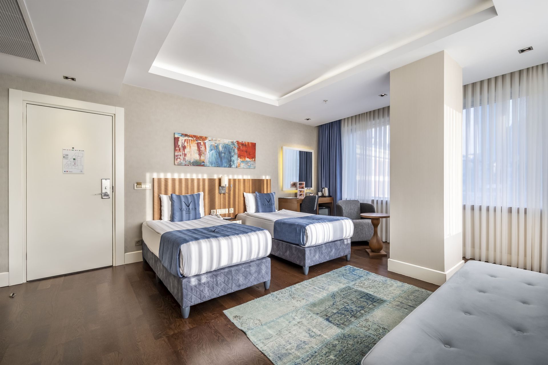 Veyron Hotels & Spa, İstanbul, Birbirine Bağlı  İki Çift Kişilik Oda
