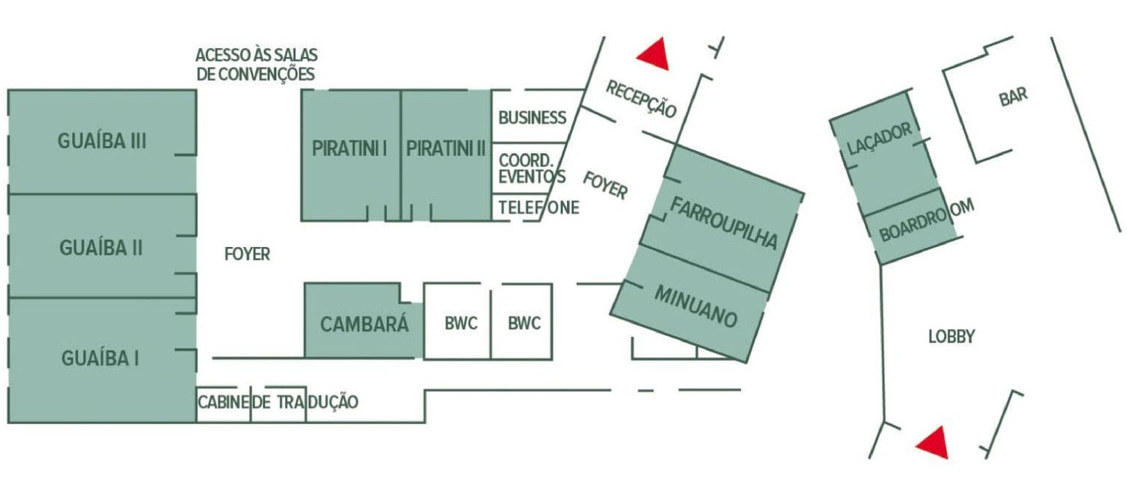 Centro de Convenções do Deville Prime Porto Alegre