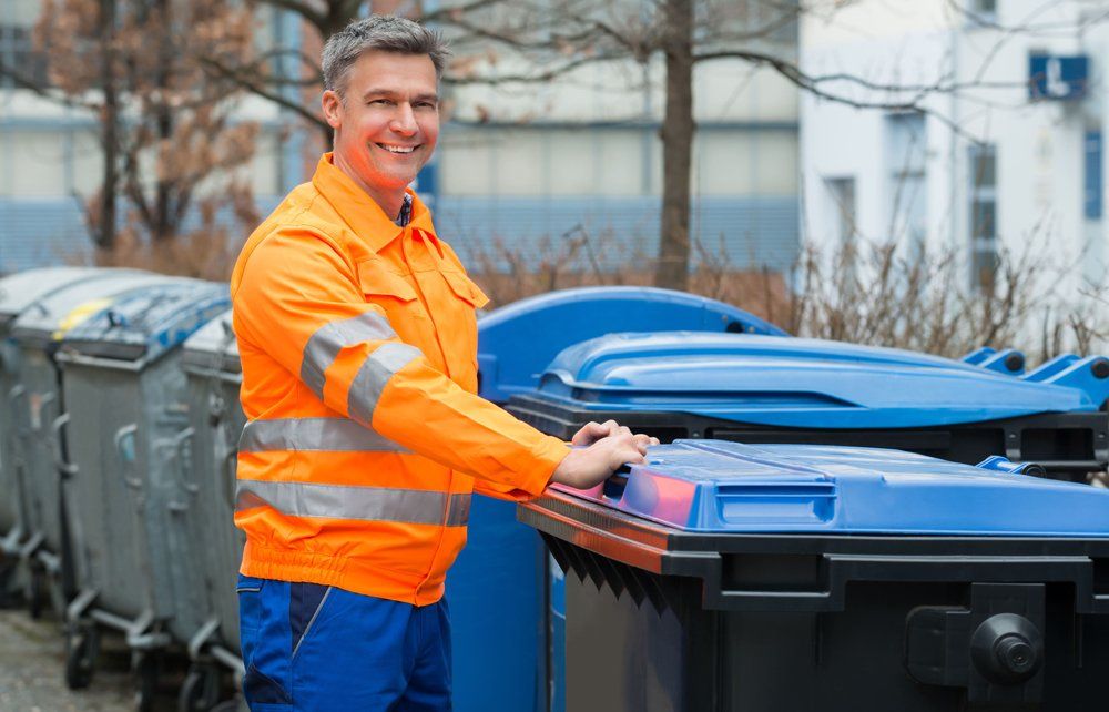 Ponto de coleta de resíduos