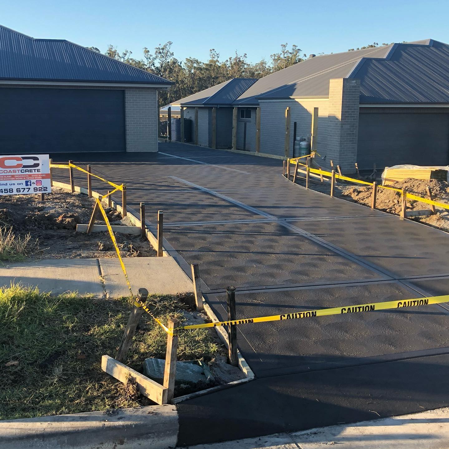 Residential Houses Driveway — Medowie, NSW — Coastcrete