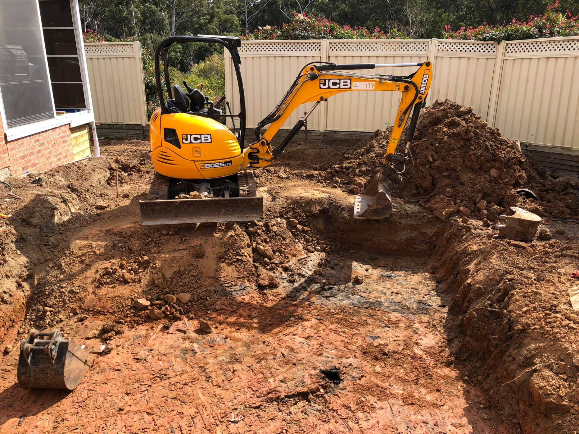 Excavation — Medowie, NSW — Coastcrete