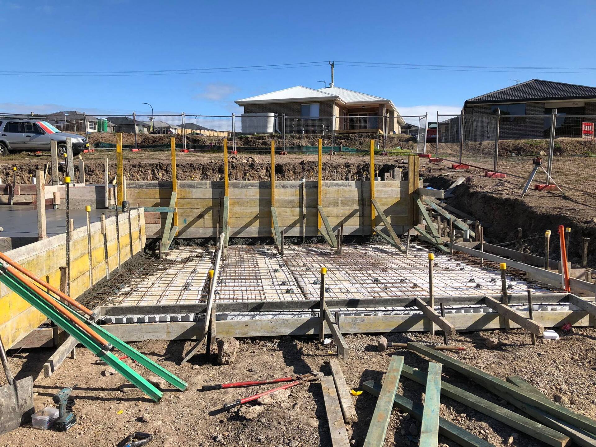 Shed Slab Construction — Medowie, NSW — Coastcrete