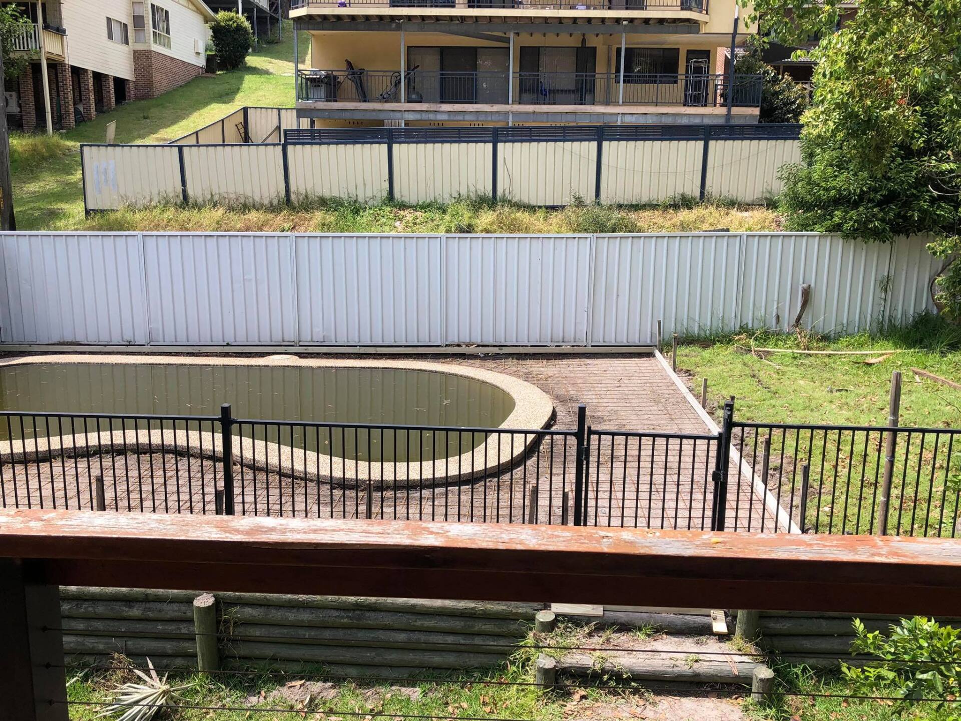 Outside Pool — Medowie, NSW — Coastcrete