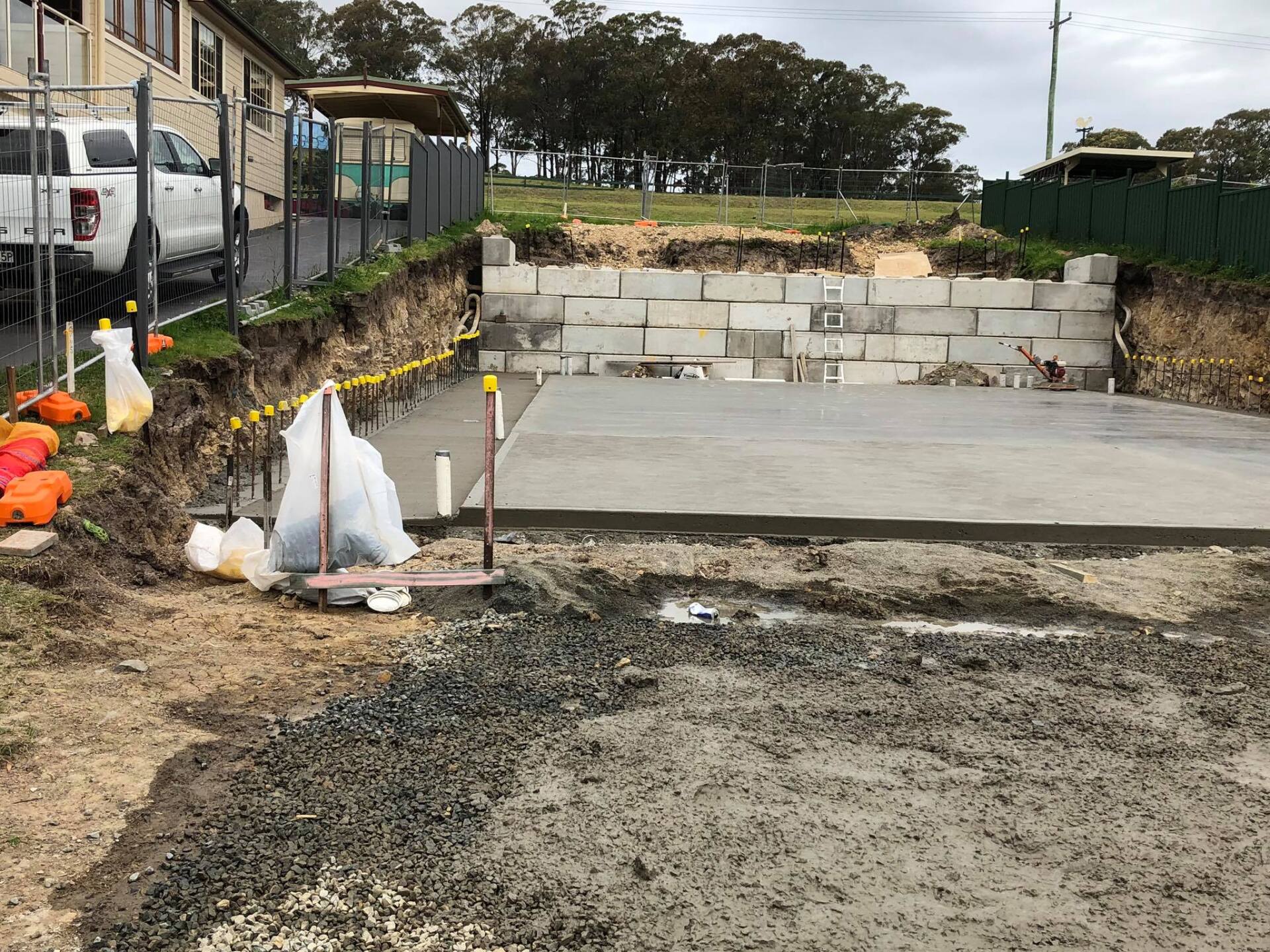 Hardening Shed Slab Concrete — Medowie, NSW — Coastcrete