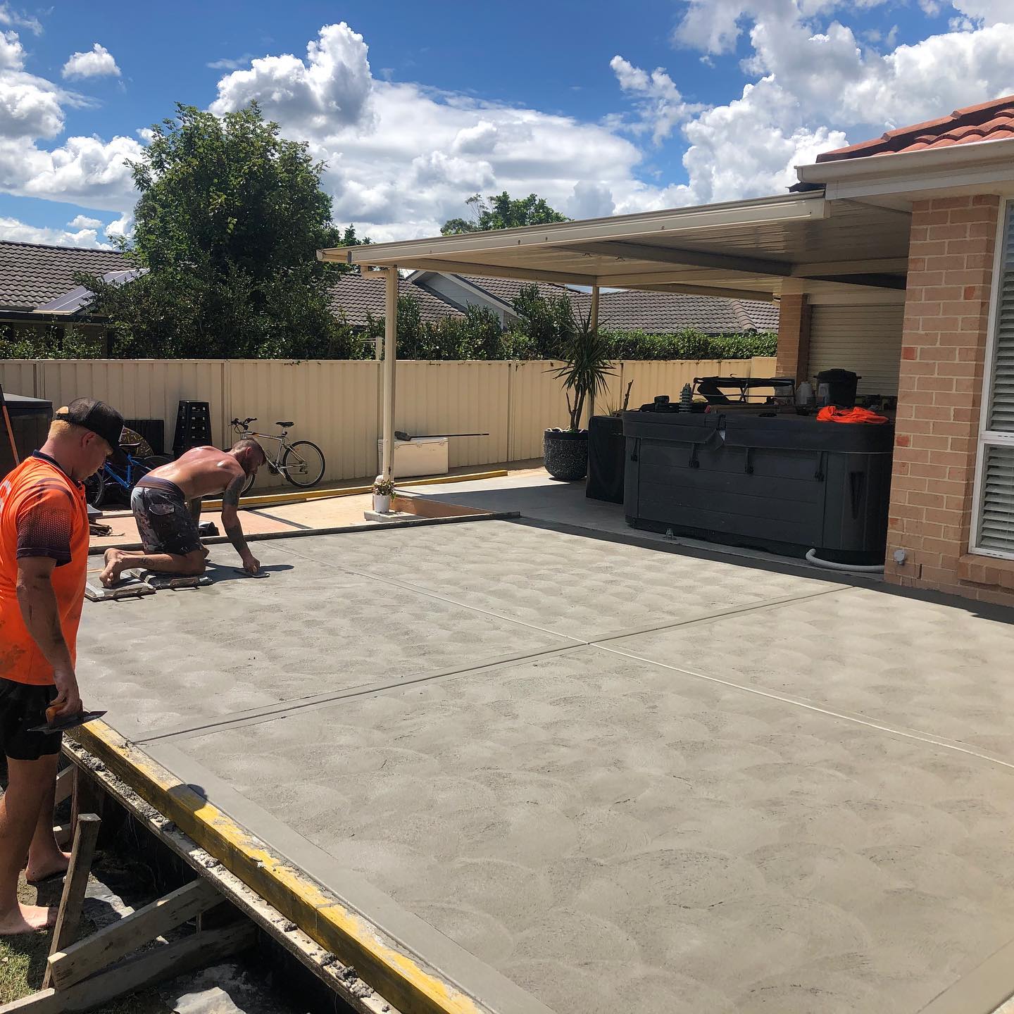 Concrete Patio — Medowie, NSW — Coastcrete