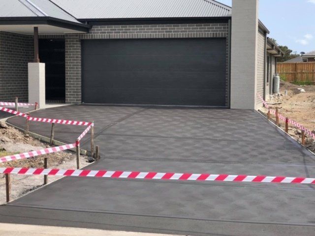 Residential Garage and Driveway — Medowie, NSW — Coastcrete