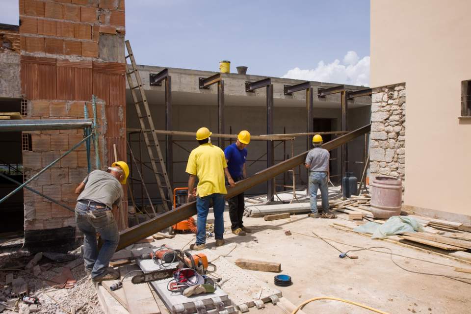 Edificio in costruzione