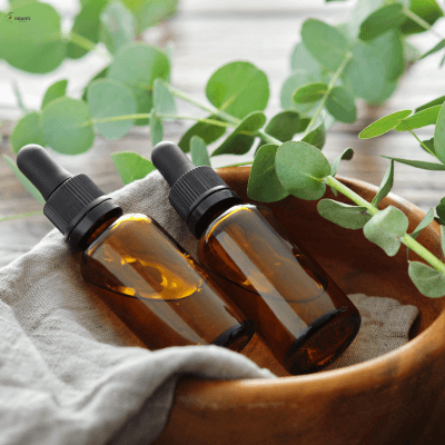 Bottle of essential oil for EFT
