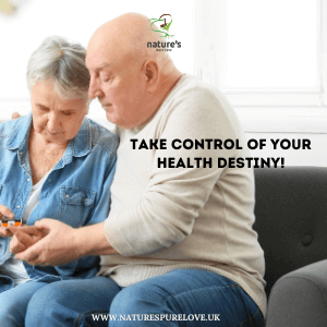 elderly people checking their sugar level