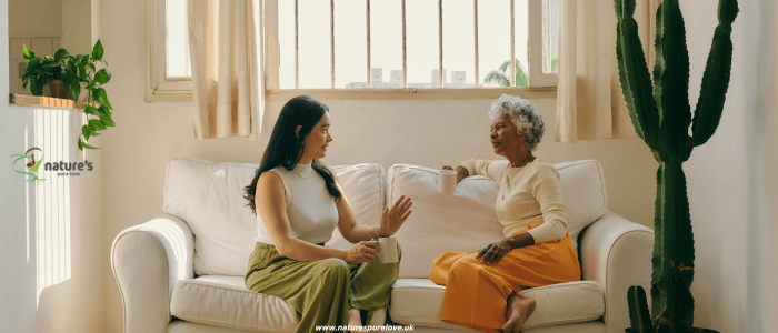 A health and Wellness practitioner counselling a clienr
