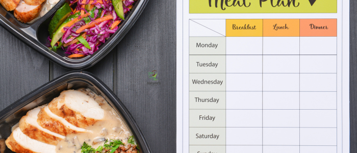 A weekly meal plan for managing prediabetes, featuring a mix of healthy meals and snacks.