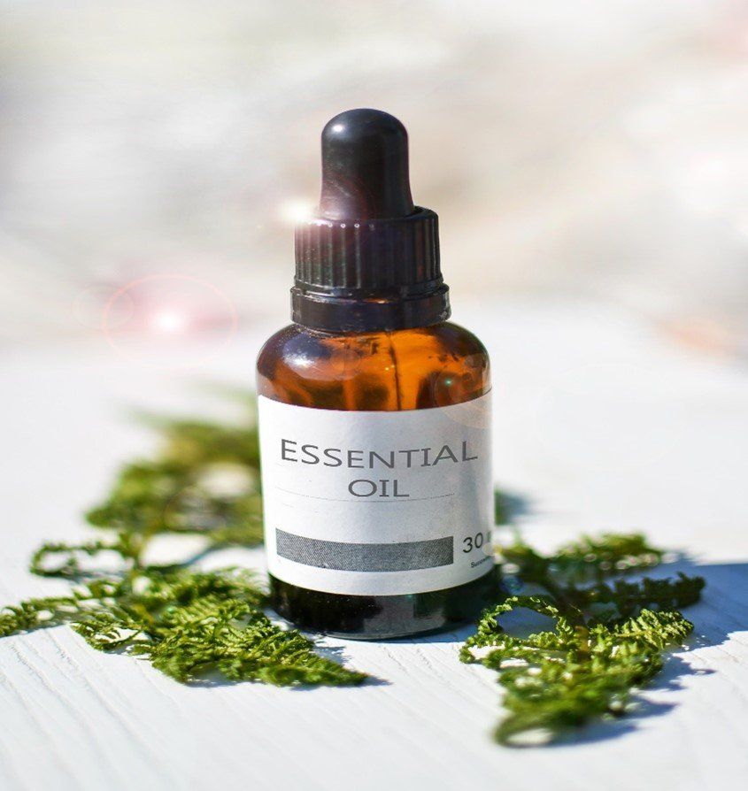 A picture of 100% CPTG essential oil bottle