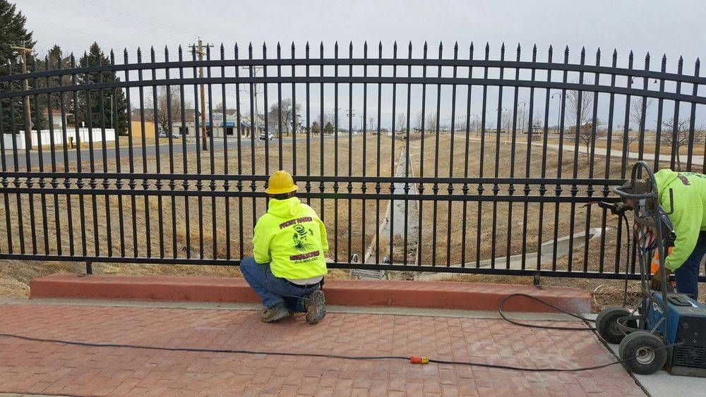 Installing Metal Fence