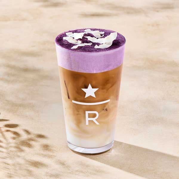 starbucks spring iced ube coconut latte