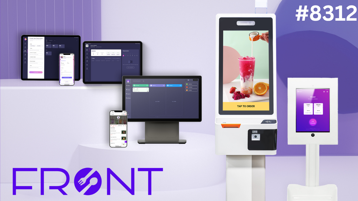 Front POS, Self ordering Kiosk, Online Ordering, Waitlist & Reserve products