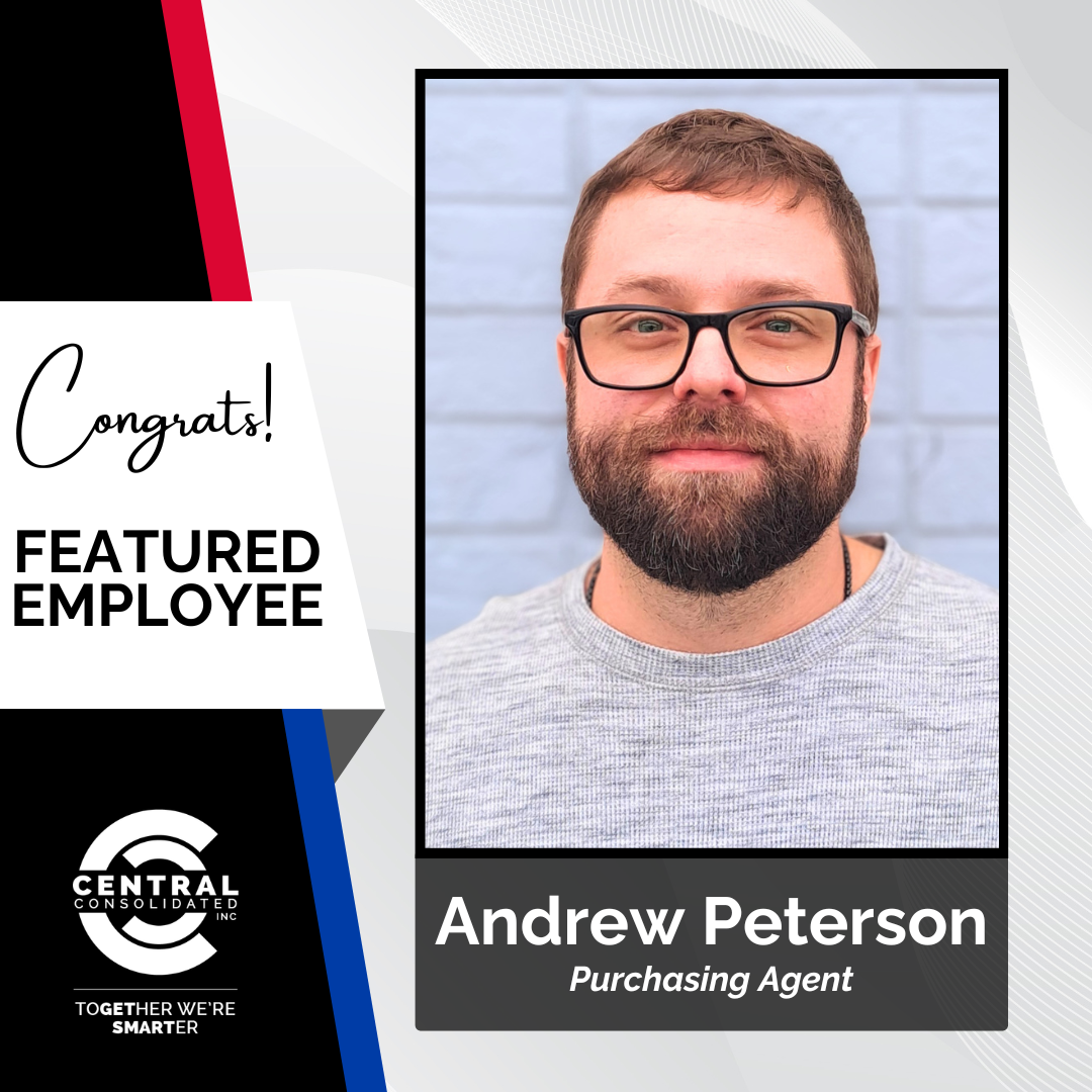 Portrait of Andrew Peterson, Purchasing Agent at Central Consolidated