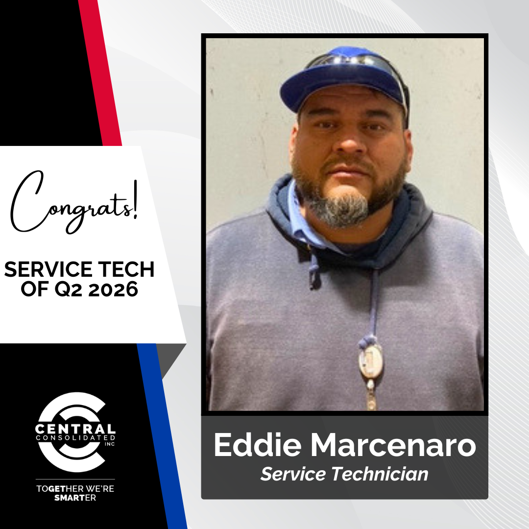Portrait of Eddie Marcenaro, Service Tech at Central Consolidated