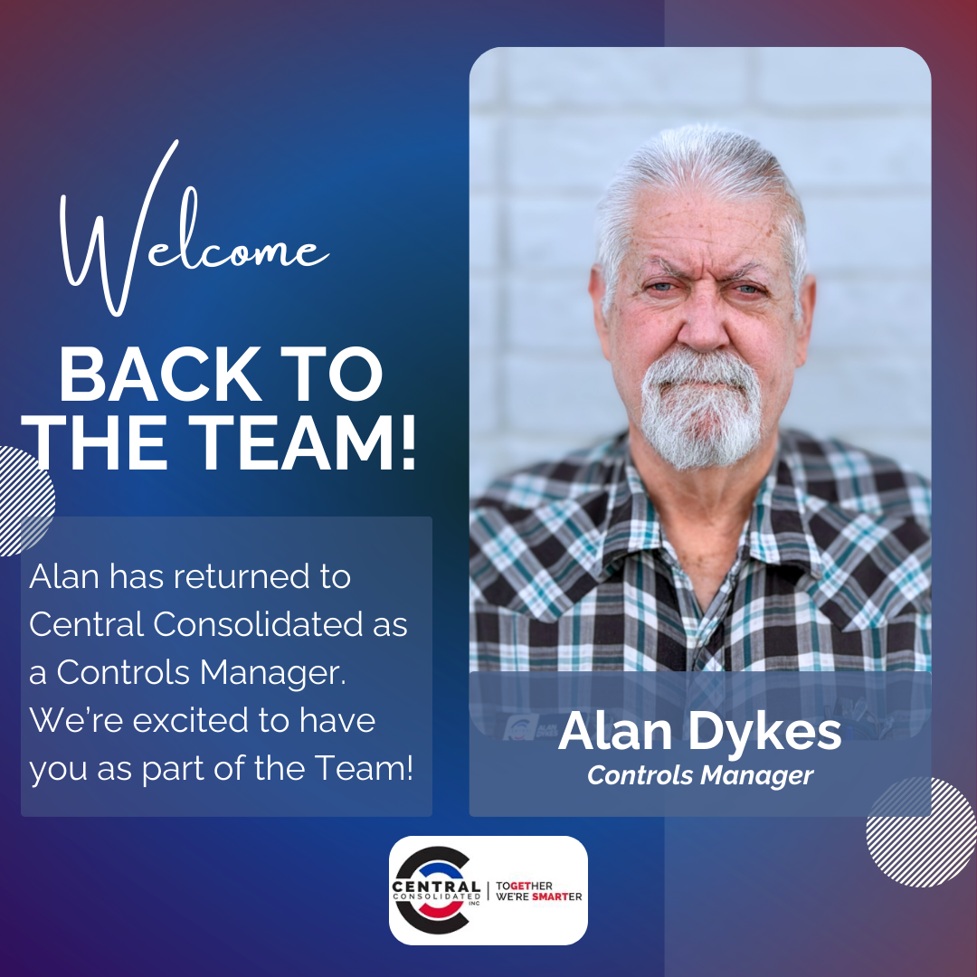 Portrait of Alan Dykes - Controls Manager at Central Consolidated