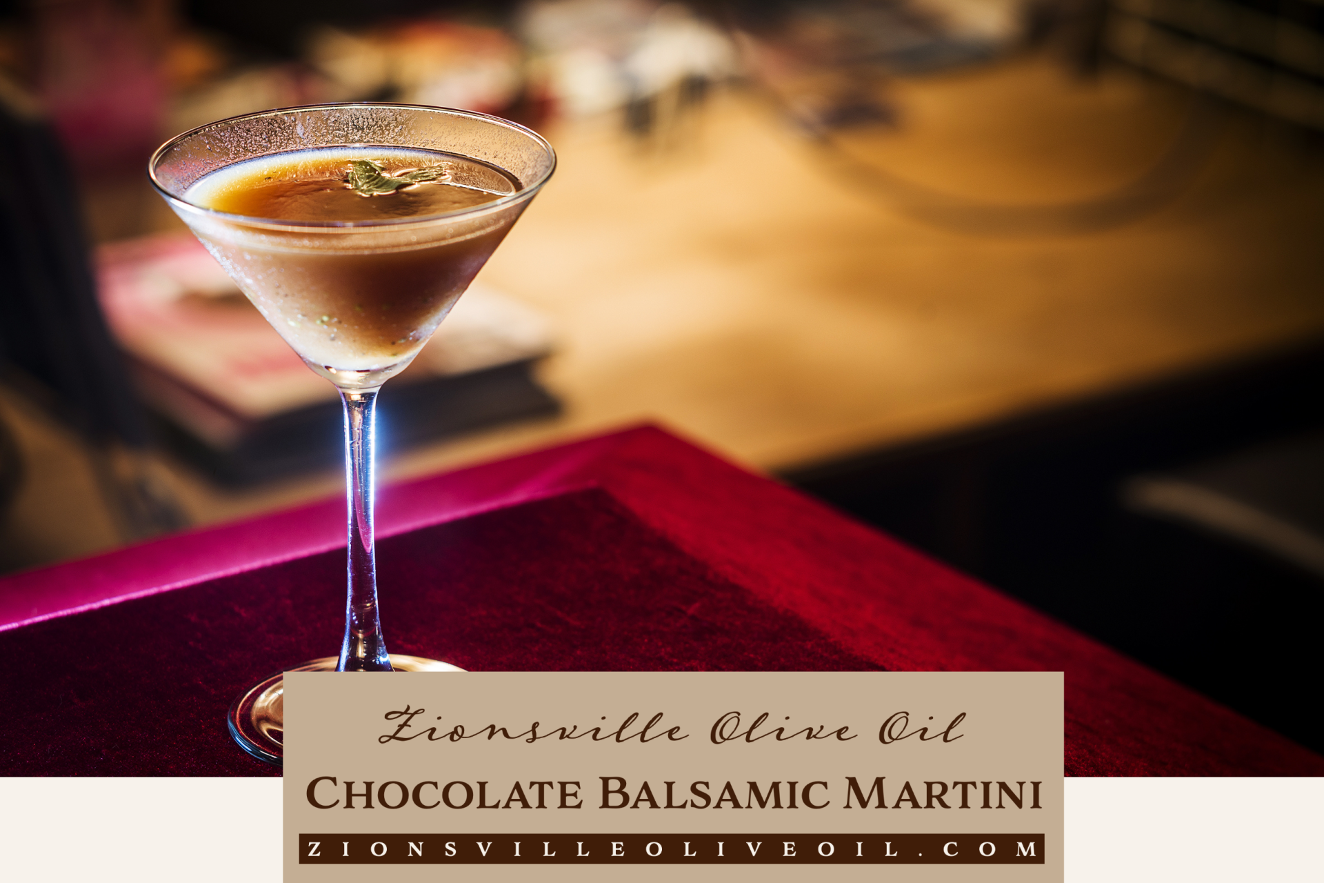 Chocolate Balsamic Martini