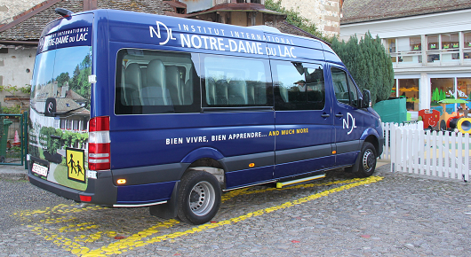Image bus transport Notre Dame du Lac